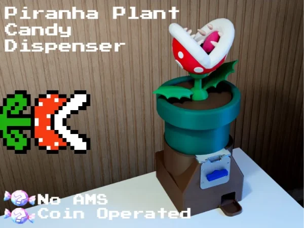 Piranha Plant Dispenzer za Bombone – Slatki Plijen iz Super Mario Cijevi
